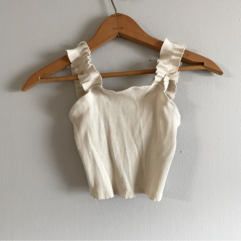 Ribbed Cropped Tank